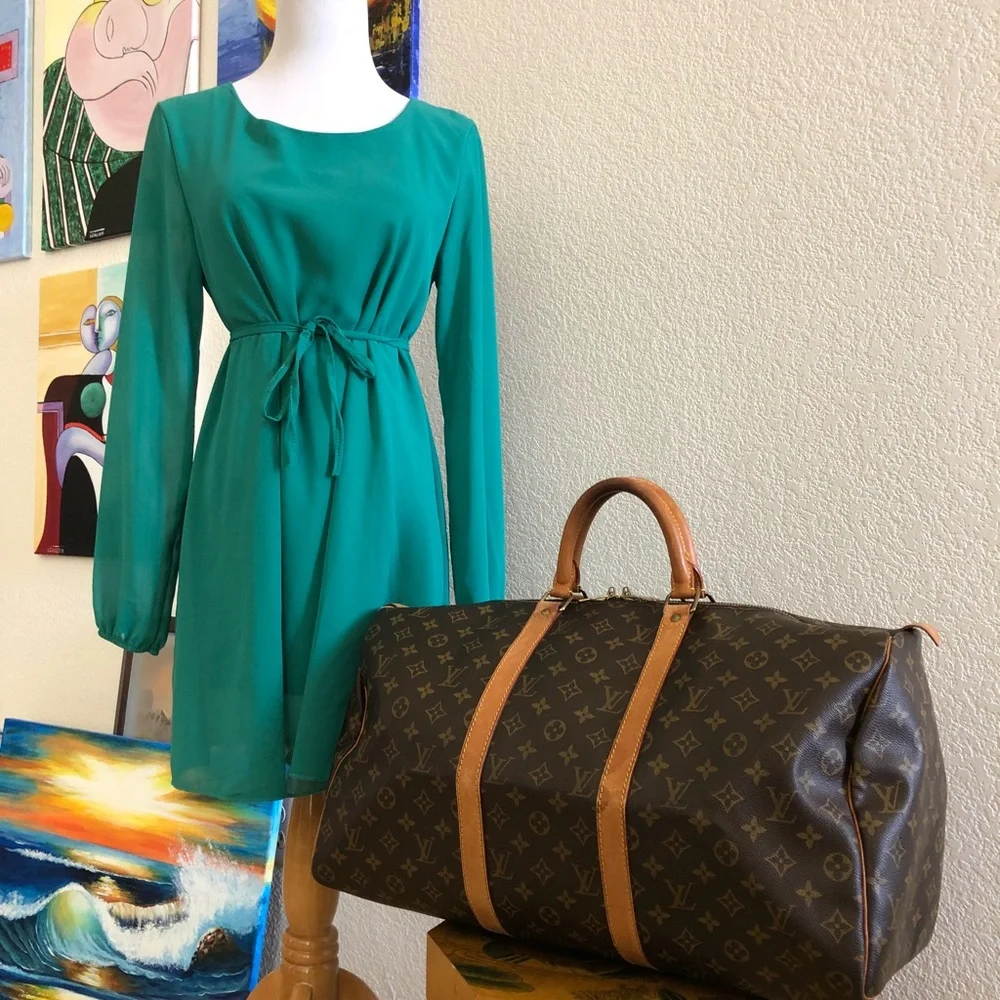 Authentic LV Keepal 50 Duffel Bag